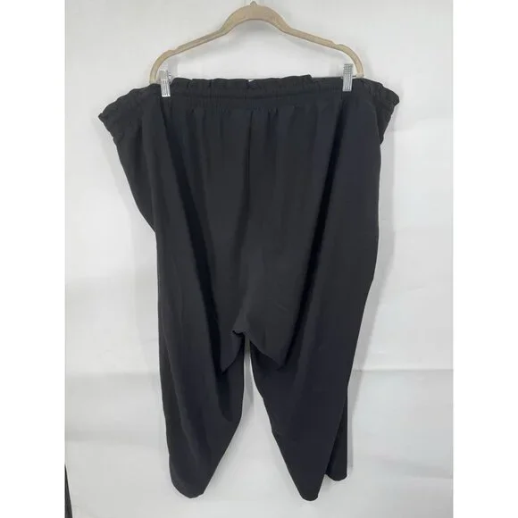 Torrid‎ Pull On Pants Women Plus Size 4X Black Casual Straight Leg Preppy Rave - Picture 2 of 8